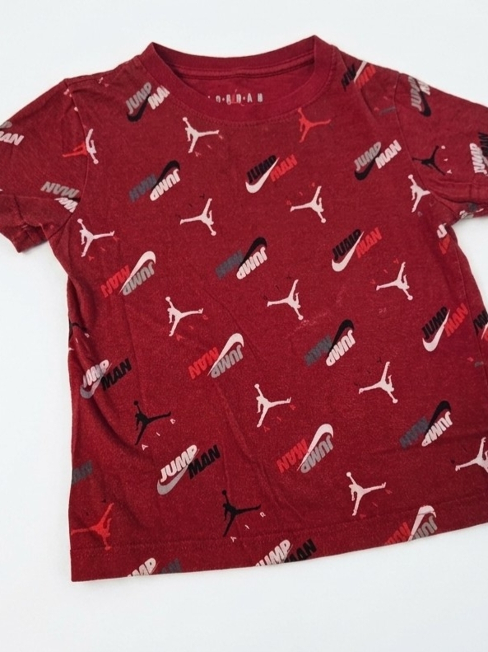 Jordan Kids Allover Jumpman Logo Tee - Red